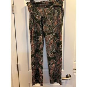 Paisley boho boutique style pants